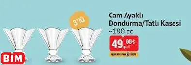 GLASS İN LOVE CAM AYAKLI DONDURMA/TATLI KASESİ